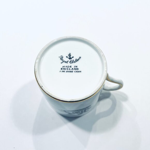 Royal Chelsea Made In England Fine Bone China Pheasant Miniature Cup - Picture 3 of 7